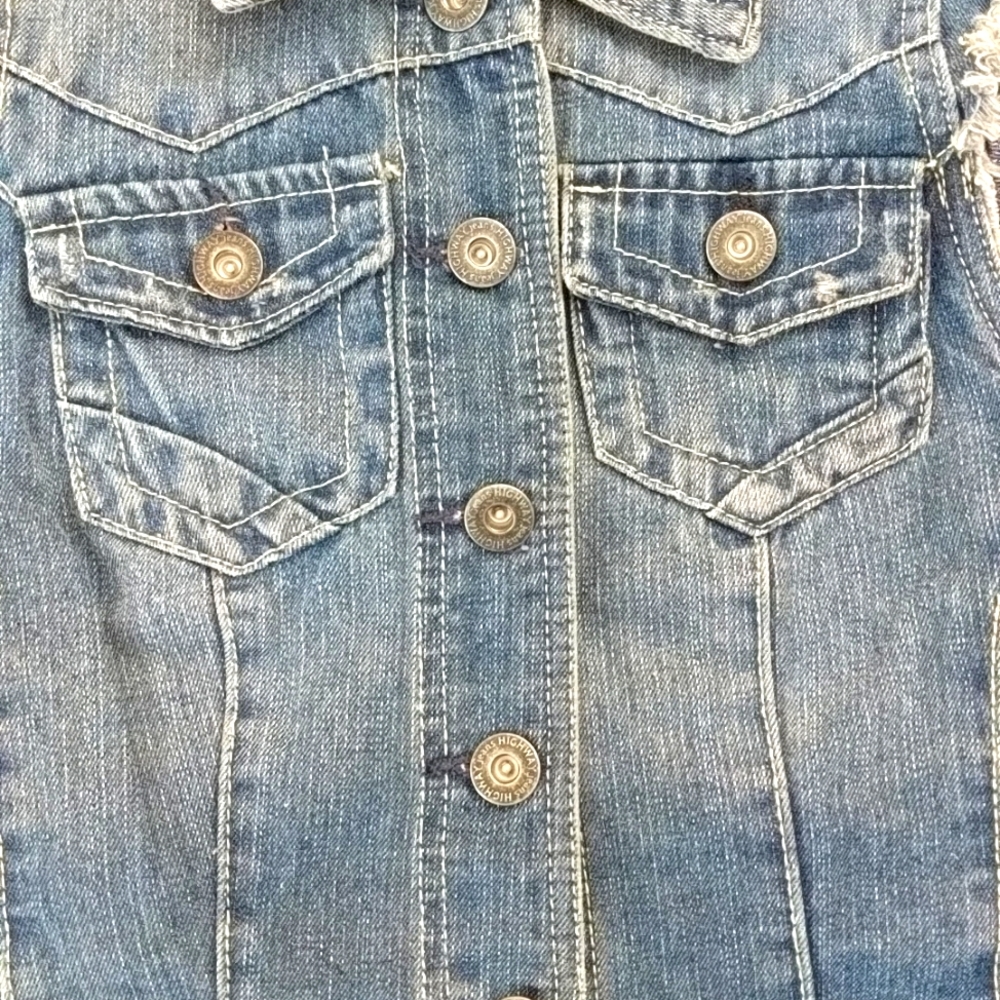 Highway Jeans button up Women's Vest. Excellent condition. Size S. - Picture 3 of 4